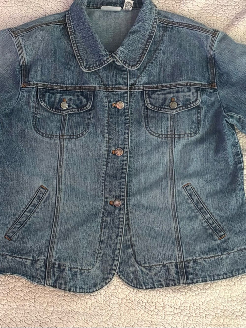 Chico's Medium Blue Denim Jacket for Kids
